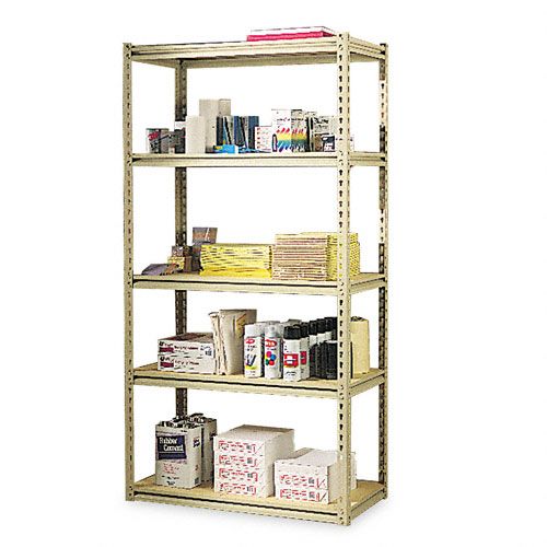 Tennsco Stur-D-Stor Shelving, 5 Shelves, 36x18.5x73, Sand at Kmart.com
