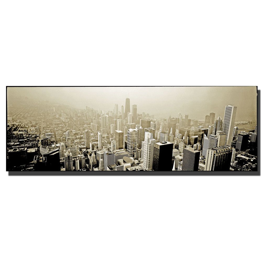 Trademark Art - Chicago Skyline by Preston