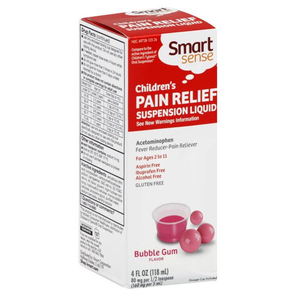 Pain Relief, Children's, Suspension Liquid,