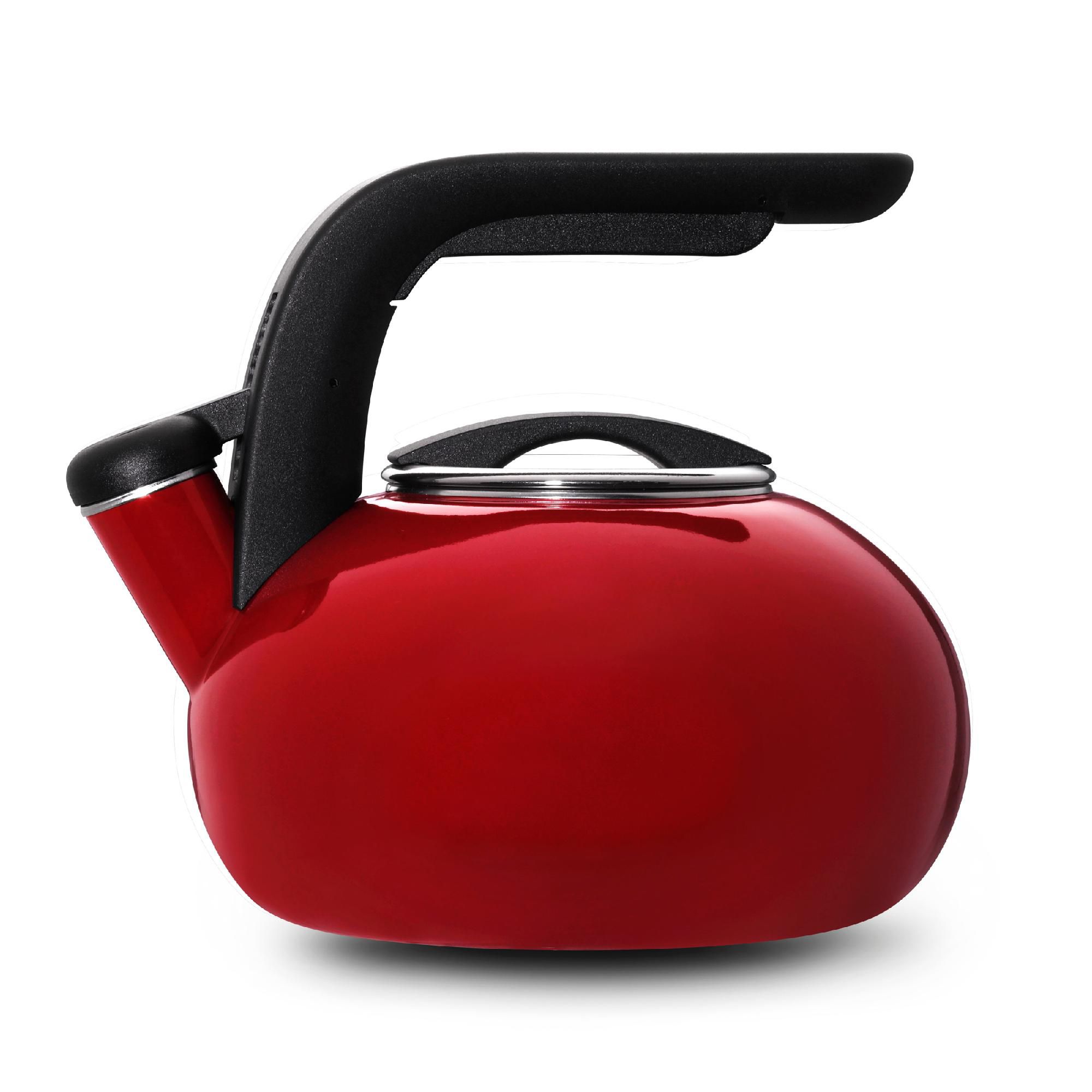 KitchenAid Teakettles 1.5 Qt. Porcelain Enamel on Steel Curling Teakettle- Red at Sears.com