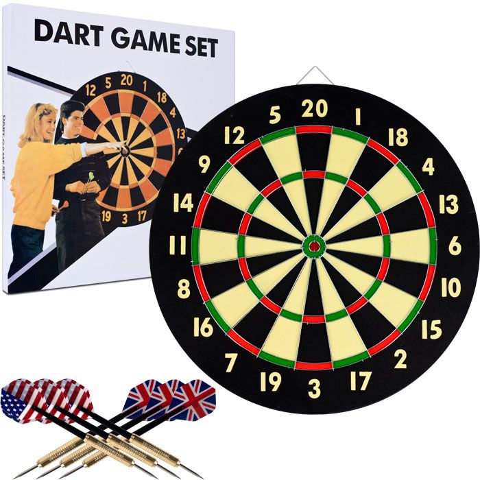 Trademark Games Dart Game Set with 6 Darts & Board at Kmart.com
