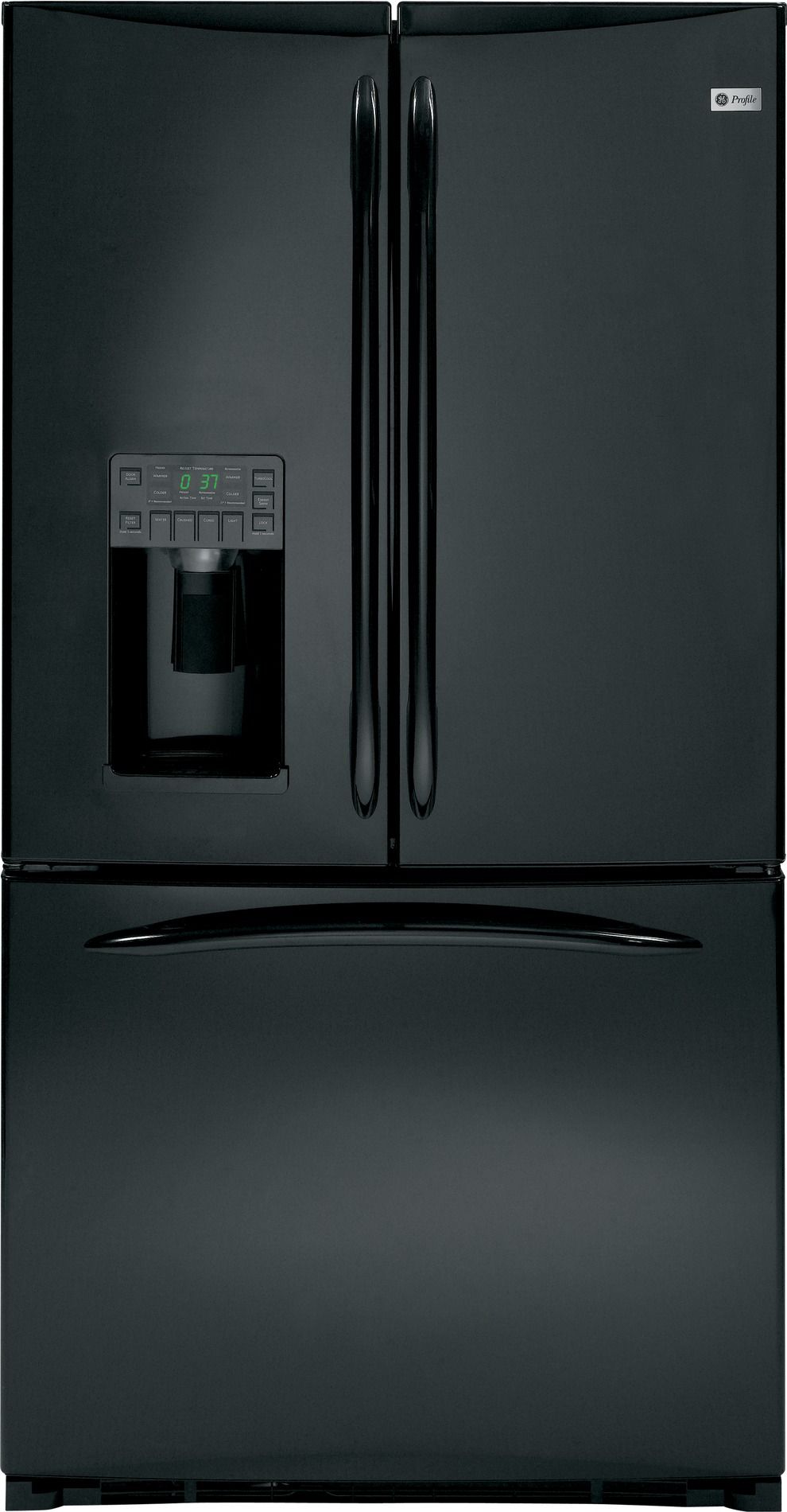 GE Profile? Series 25.1 cu. ft. French-Door Bottom-Freezer Refrigerator Black