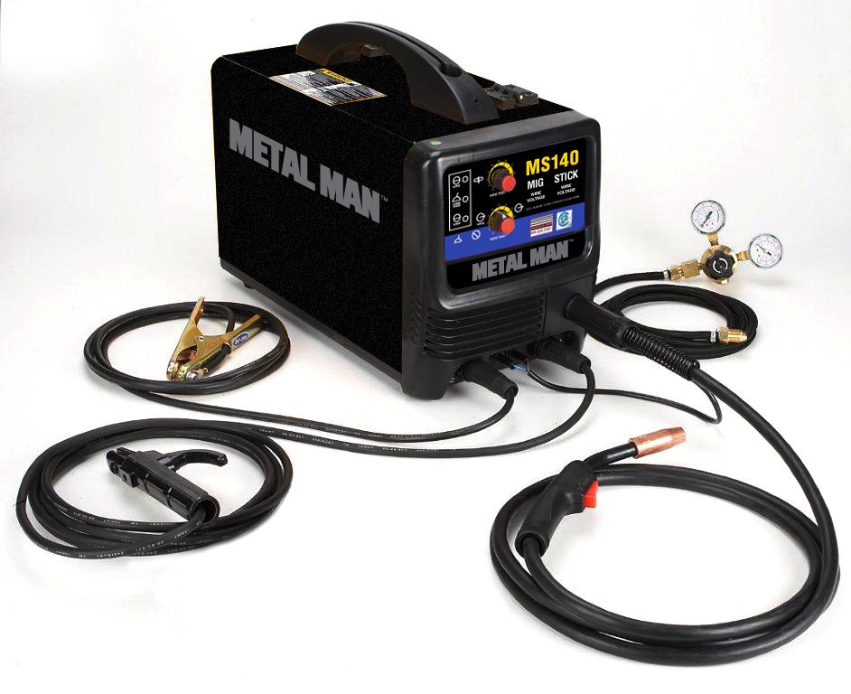 Smarter Tools MIG 135A Solid Wire & Flux Cored Welder Kit