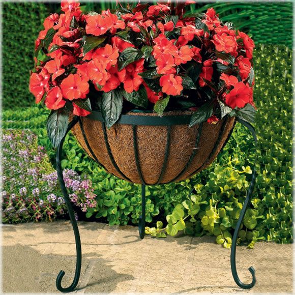 Garden Oasis 3 Tier Wire Basket Plant Stand* Outdoor Living Outdoor