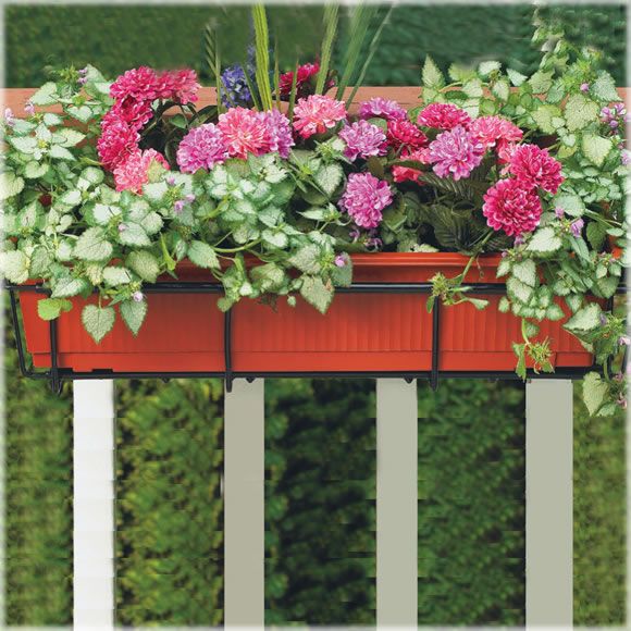 Cobraco 24" Adjustable Basic Flower Box Holder - Black at Sears.com