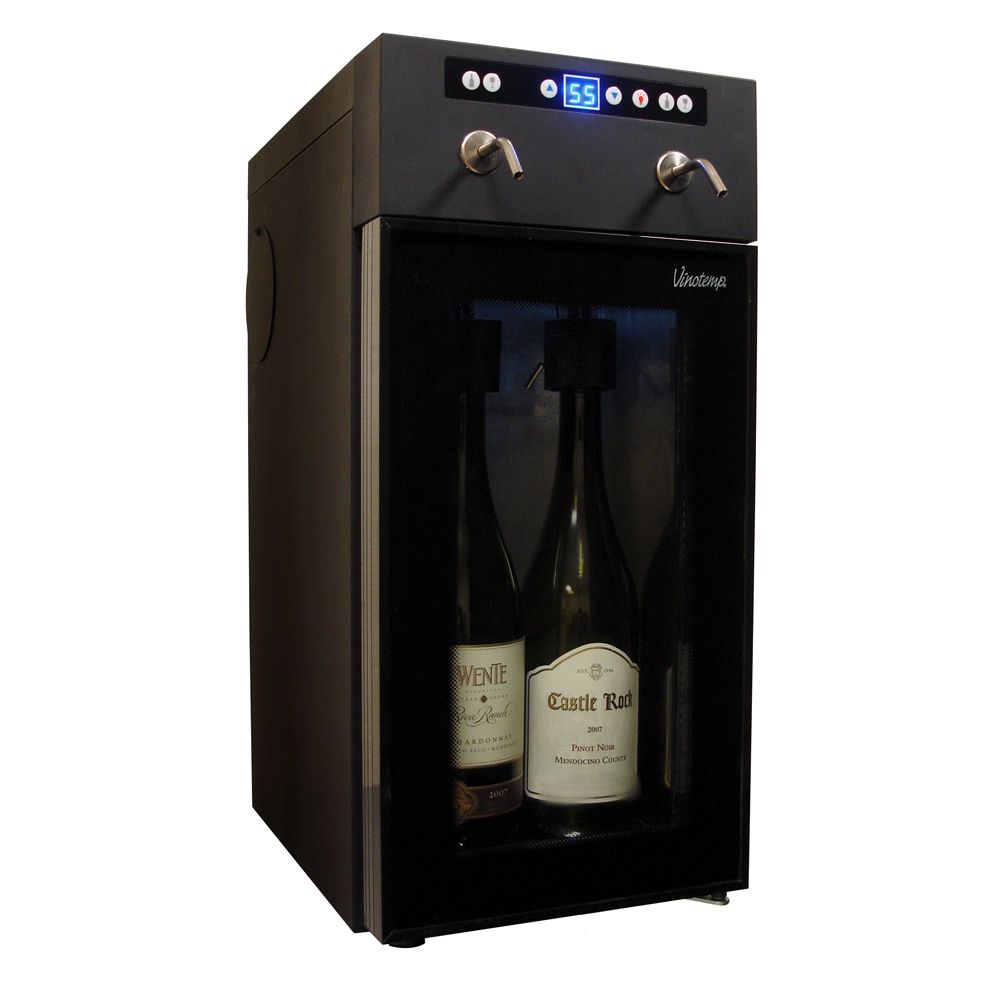 Vinotemp VT-WINEDISP2 2 Bottle Compressor Wine Dispenser