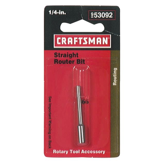 Craftsman 1/4 in. Straight Router Bit at Sears.com