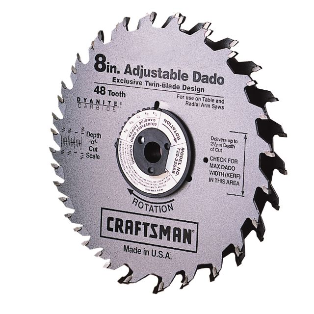 Craftsman Excalibur Dado - Tools - Replacement Blades - Dado Blades