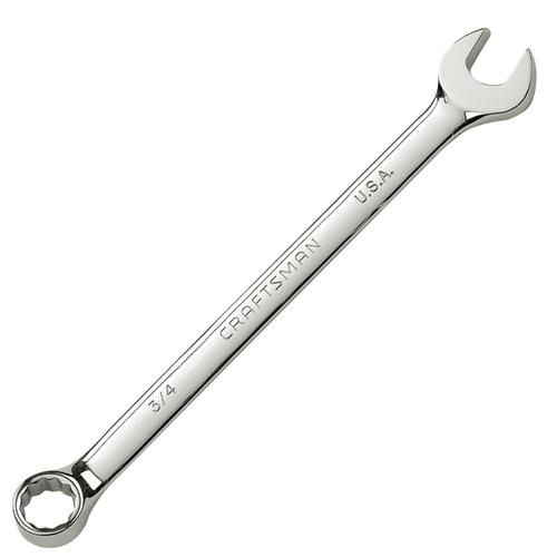 Craftsman 5/8 in. Full Polish Long Pattern Wrench, 12 pt. Combination at Craftsman.com