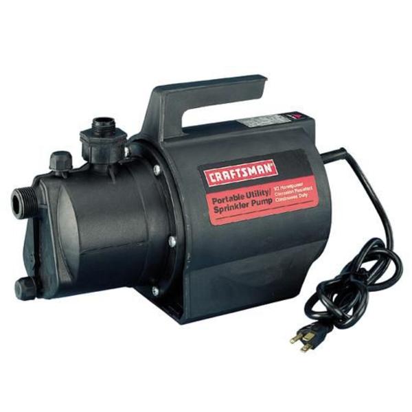 Craftsman 26029 1/2 hp Portable Utility/Sprinkler Pump Sears Home