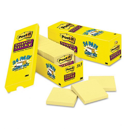 Post-it Super Sticky Canary Yellow Notes