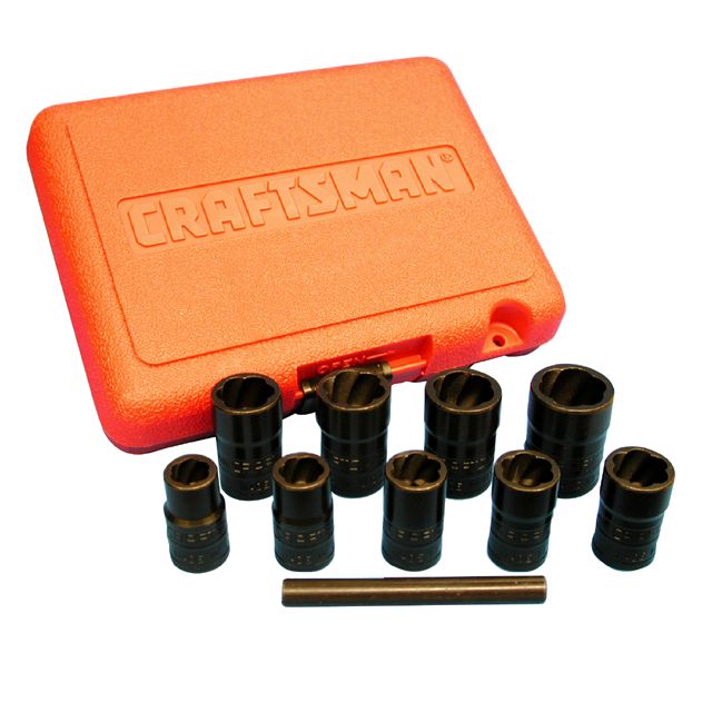 Craftsman 10 pc. Impact Grade BoltOut™ Damaged Bolt/Nut Remover Shop