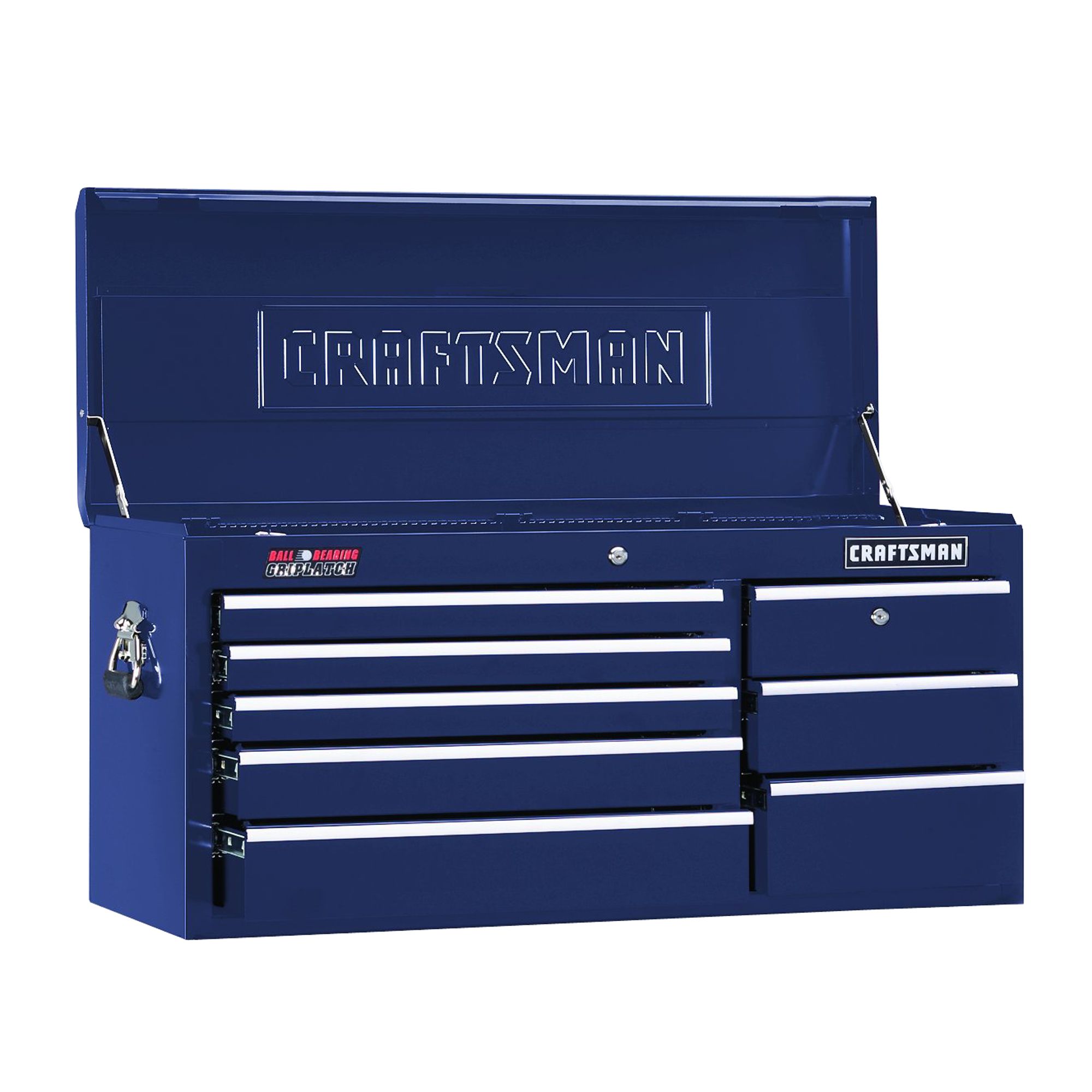 Craftsman CLOSEOUT! 40 Wide 8-Drawer Ball-Bearing GRIPLATCHฎ Top Chest - Midnight Blue
