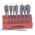 13 pc. Spade Bit Set with Metal Storage Rack