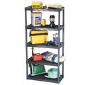5-Shelf Resin Shelving Unit