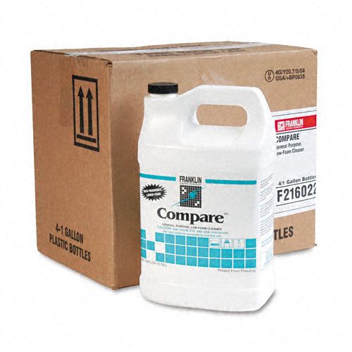 Franklin Compare Floor Cleaner, 1gal Bottle, 4/carton