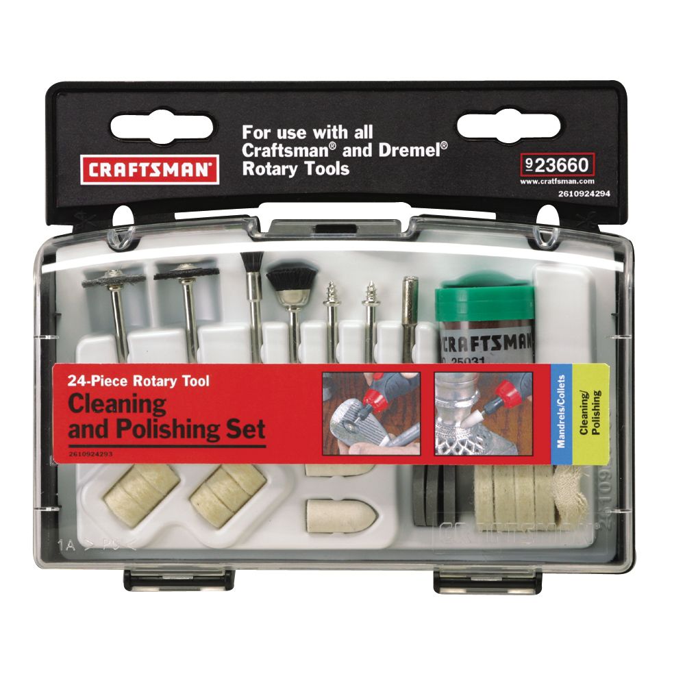 Craftsman Variable Speed Rotary Tool Kit 40 Accessories Included Free
