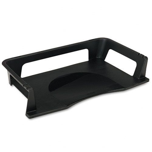 Rubbermaid Regeneration Letter Tray, Plastic, Black at Sears.com