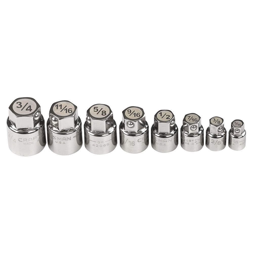 Craftsman 42800 8 pc. Standard Wrench Socket Set Sears Outlet