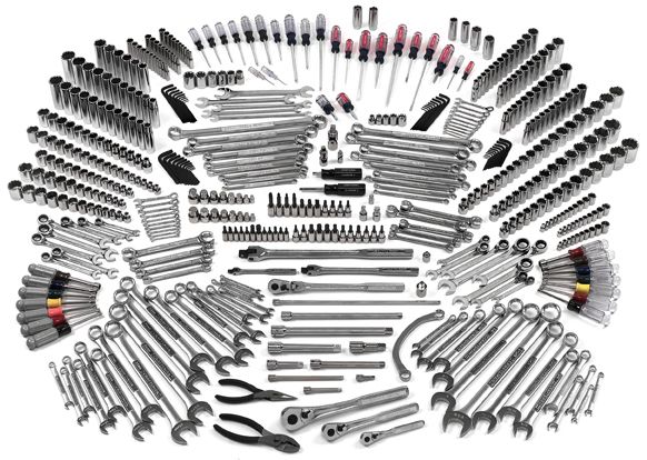 Sears deals on Craftsman 540-pc. Mechanics Tool Set 36540