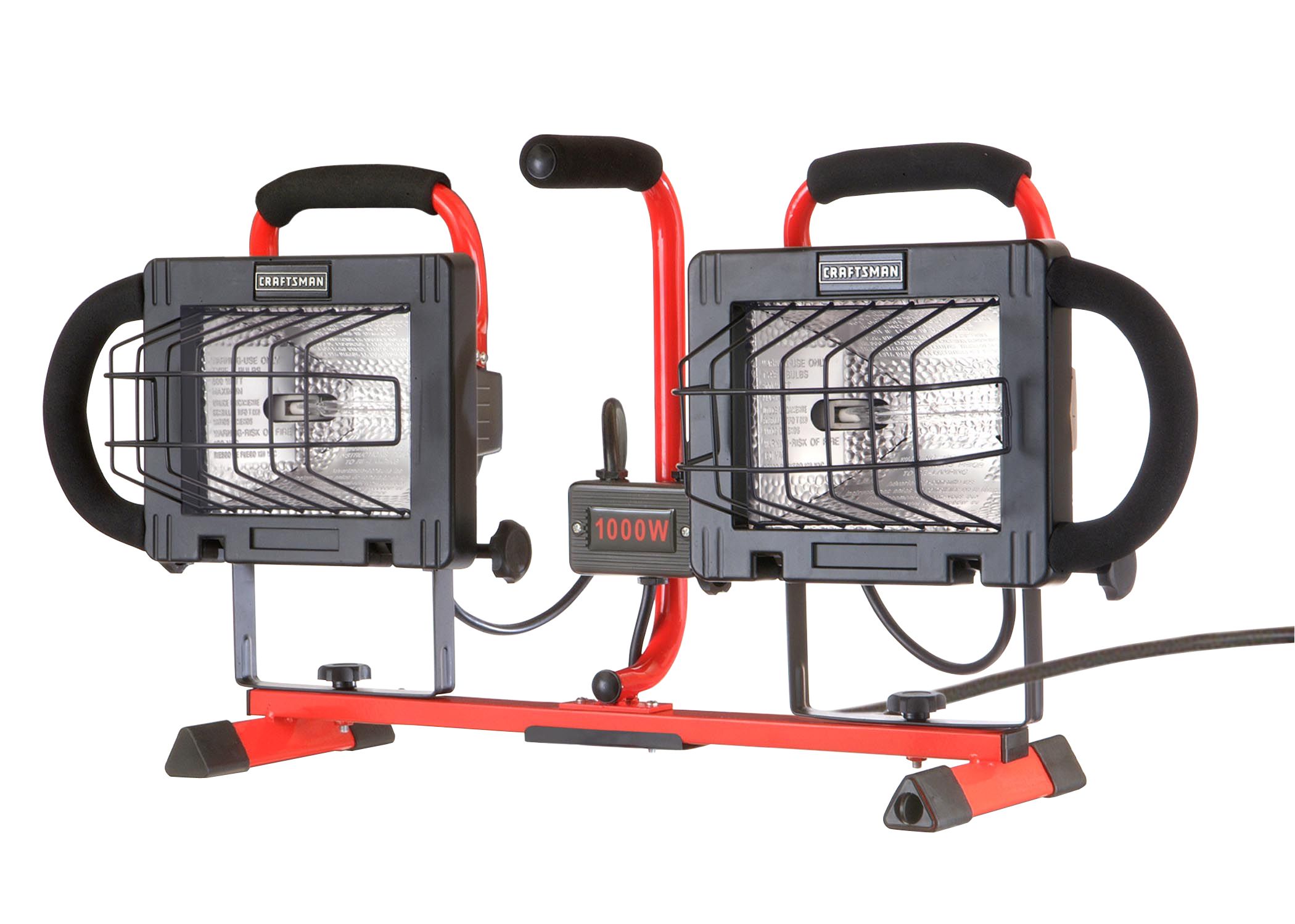 Craftsman 250 500 750 1000 Watt Halogen Portable Light