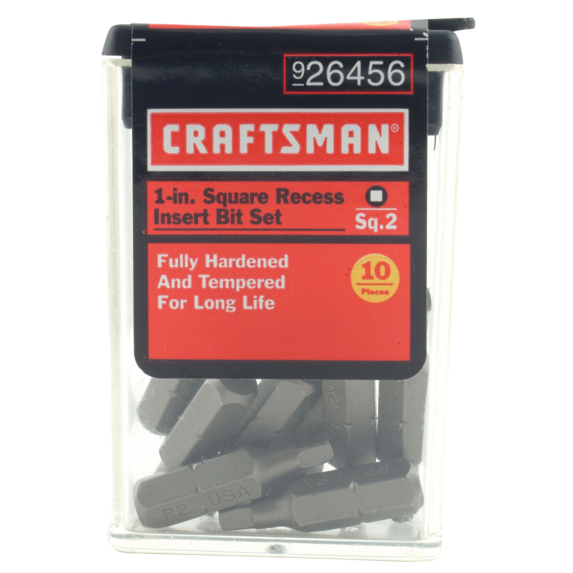 Craftsman SQ2 1 In. Square Insert Bit, 10 Pack at Craftsman.com
