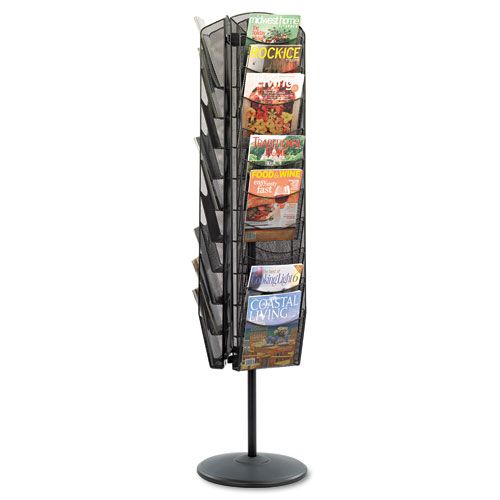 Onyx™ Mesh Rotating Magazine Display