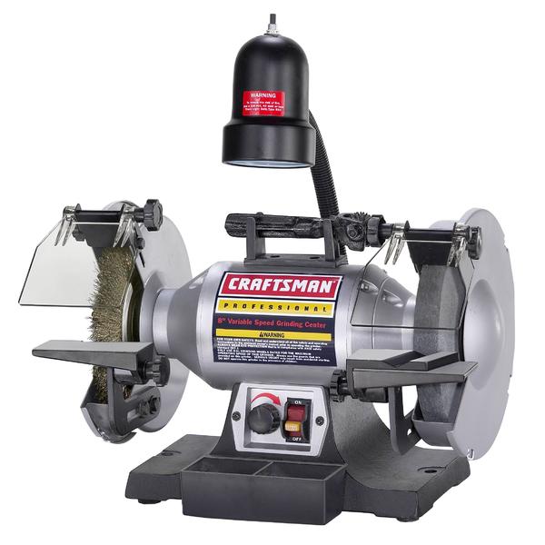 Craftsman 21162 8" Variable Speed Bench Grinder Sears Hometown Stores