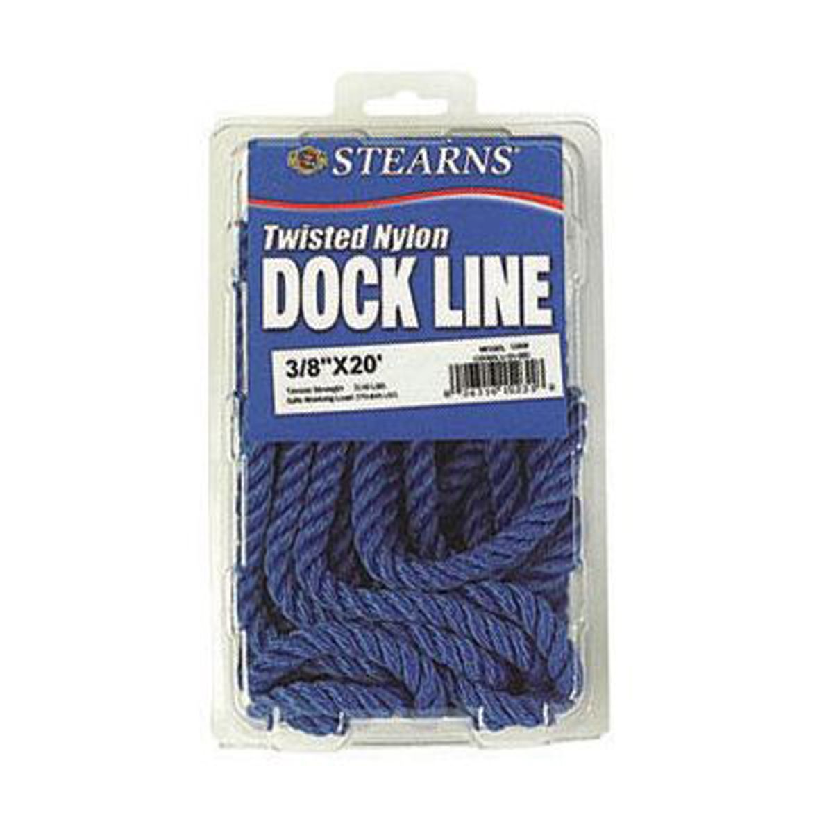 3/8" 20' Twisted Nylon Dock Line