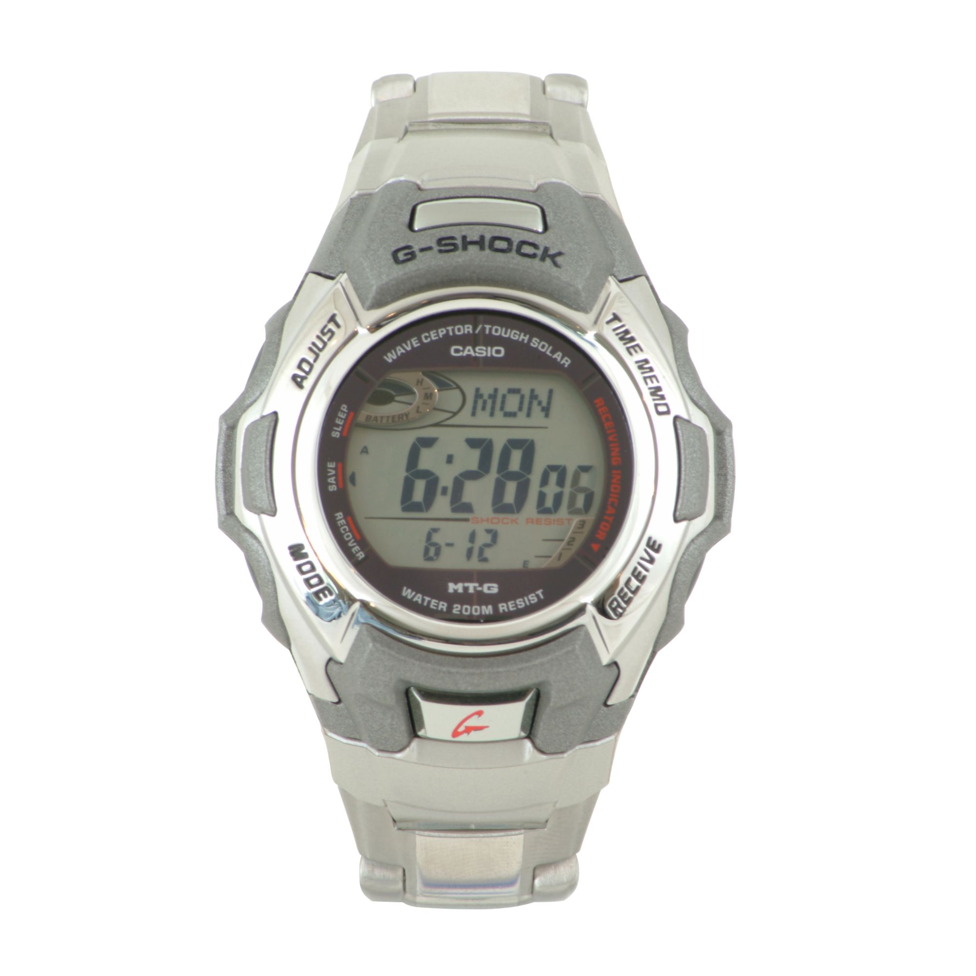 Casio Mens G-Shock Atomic Timekeeping Tough Solar Power 200M Water Resistant at Kmart.com
