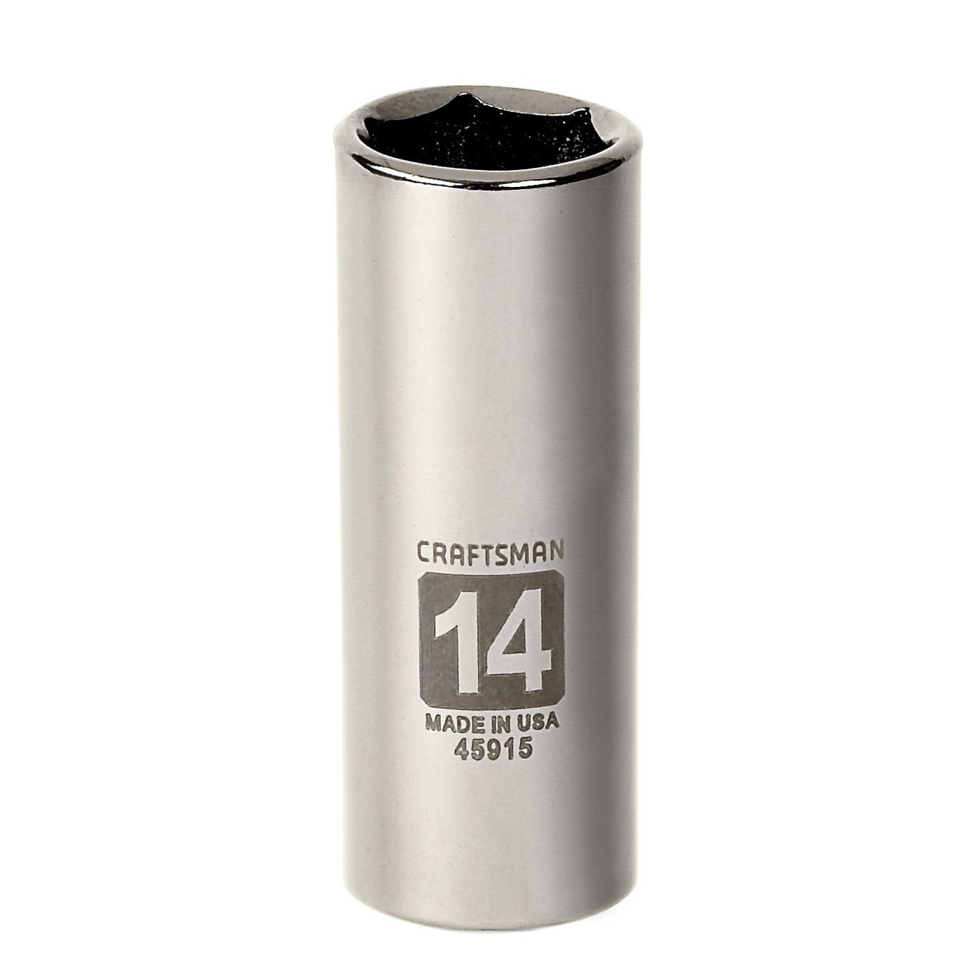 Craftsman 14mm Easy-To-Read Socket, 6 pt. Deep, 1/4 in. drive at Craftsman.com