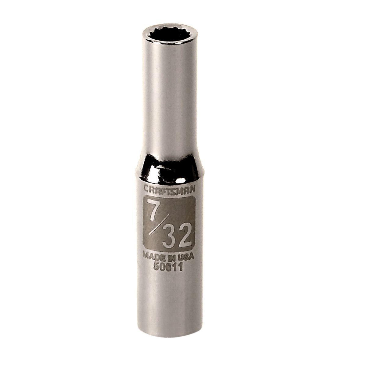Craftsman 7/32 in. Easy-to-Read Socket, 12 pt. Deep Metric, 1/4 in. drive at Craftsman.com