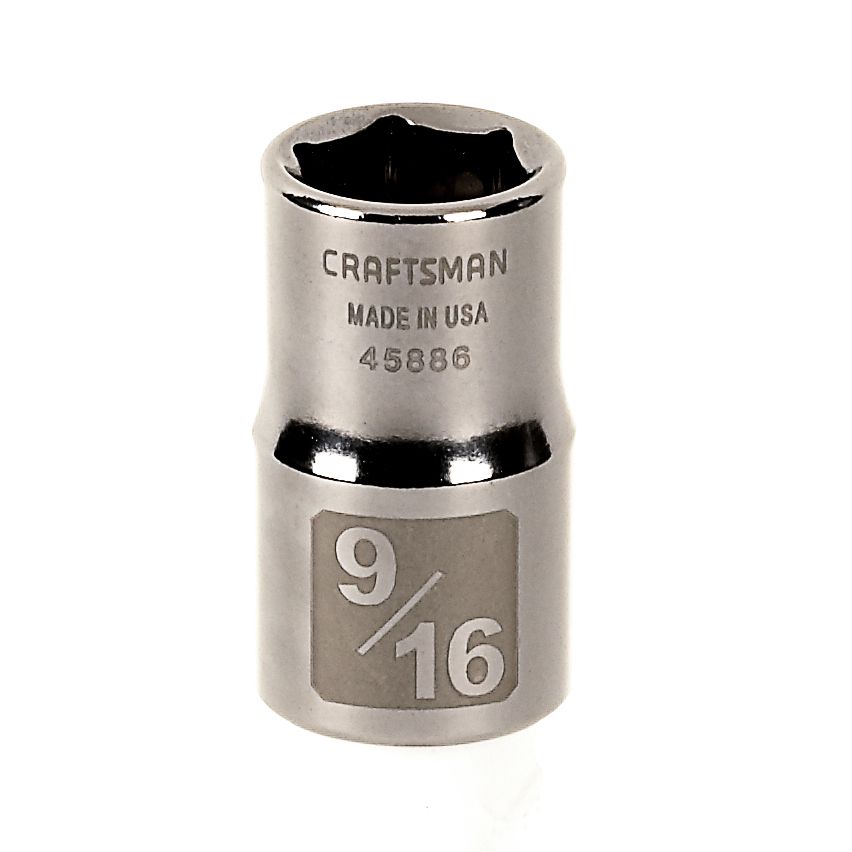 Craftsman 9/16 in. Easy-To-Read Socket, 6 pt. STD, 1/2 in. drive at Sears.com