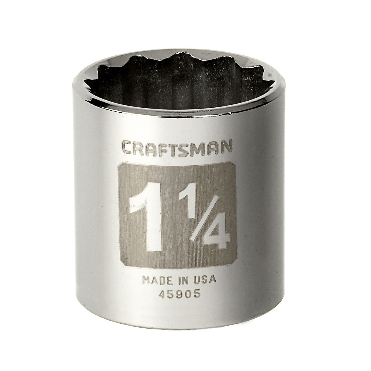 Craftsman 1-1/4 in. Easy-To-Read Socket, 12 pt. STD, 1/2 in. drive at Craftsman.com