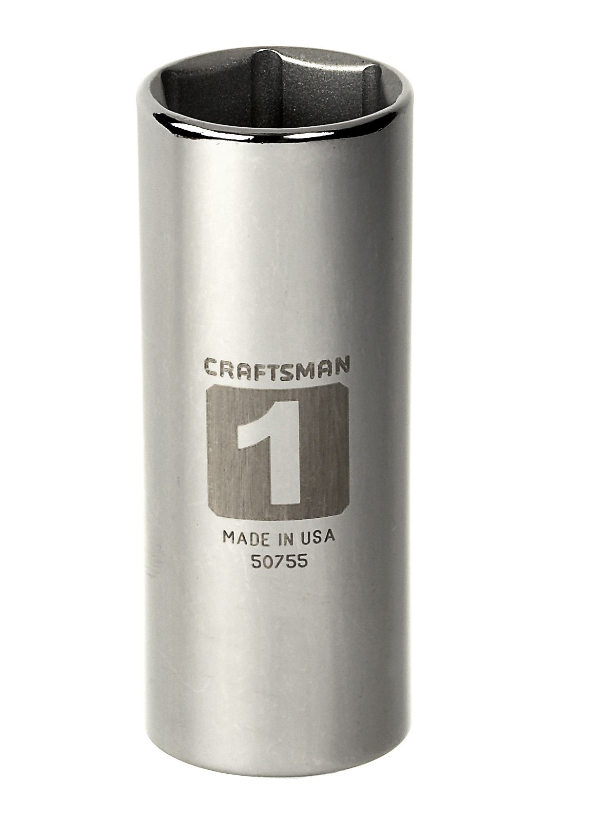 Craftsman 1 in. Easy-To-Read Socket, 6 pt. Deep, 1/2 in. drive at Sears.com
