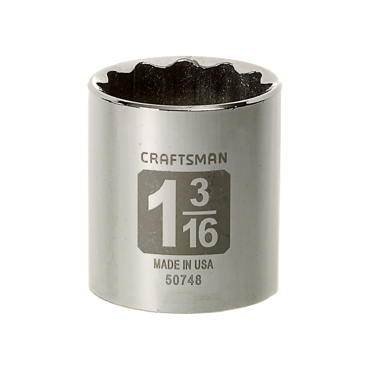 Craftsman 1-3/16 in. Easy-To-Read Socket, 12 pt. STD, 1/2 in. drive at Craftsman.com