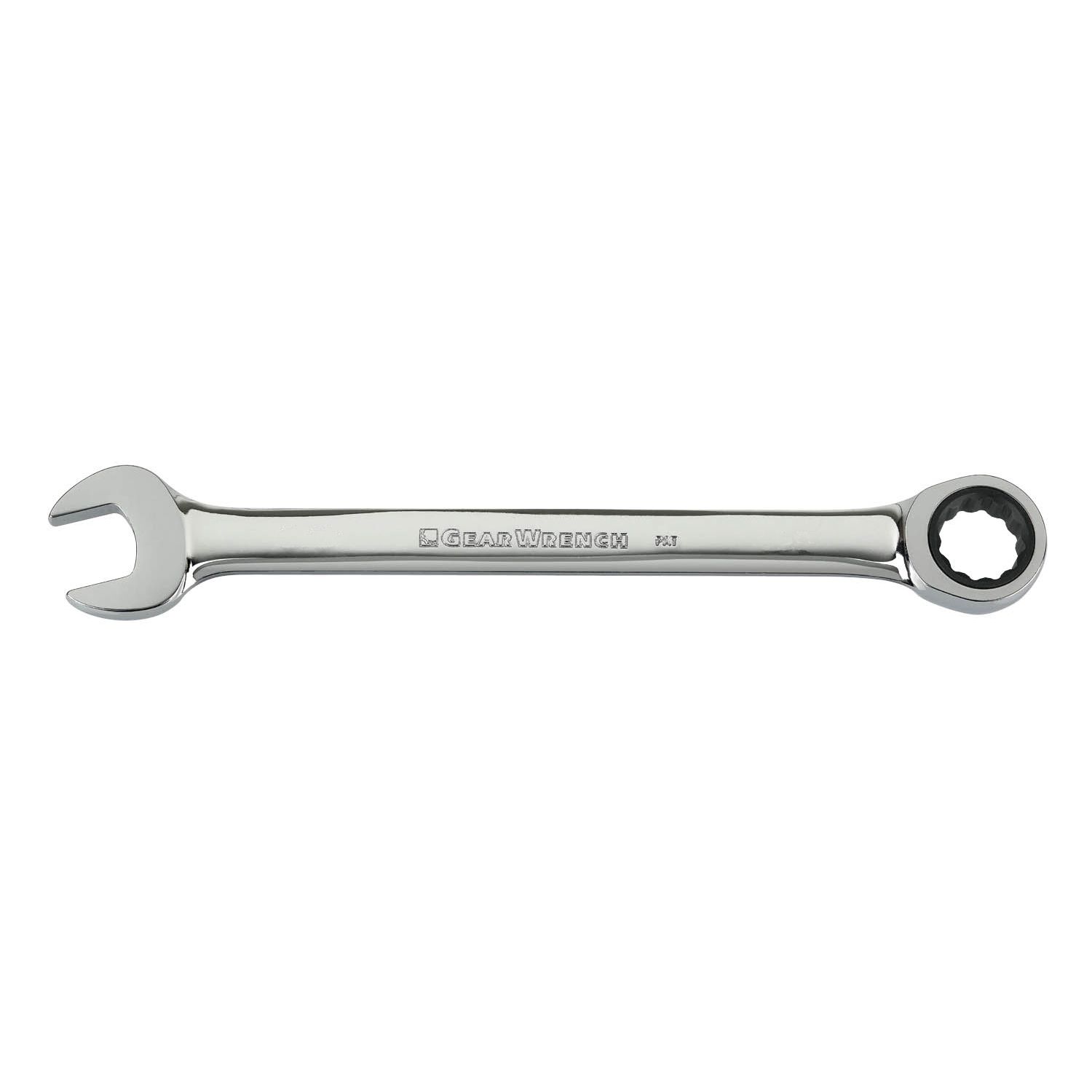 GearWrench 19mm Flat Full Polish Ratcheting Combination Wrench at Craftsman.com