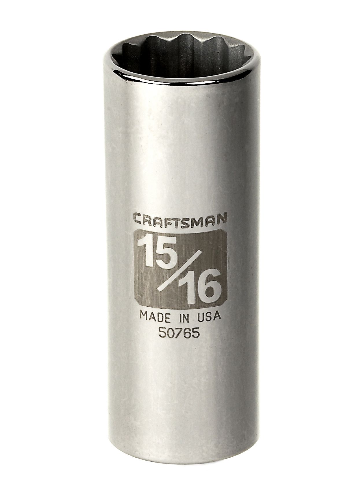Craftsman 15/16 in. Easy-To-Read Socket, 12 pt. Deep, 1/2 in. drive at Craftsman.com