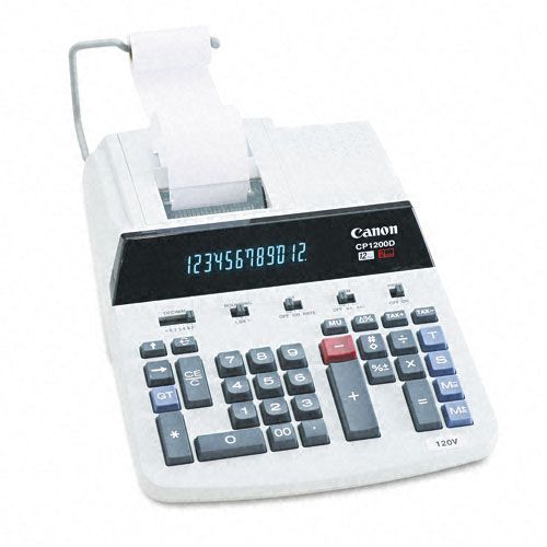 Canon CP1200D Two-Color Ribbon Printing Calculator