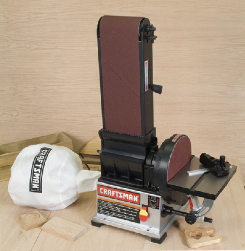 Craftsman 21757 6 x 9 in. Belt & Disc Sander with BuiltIn Dust Collector Sears Outlet