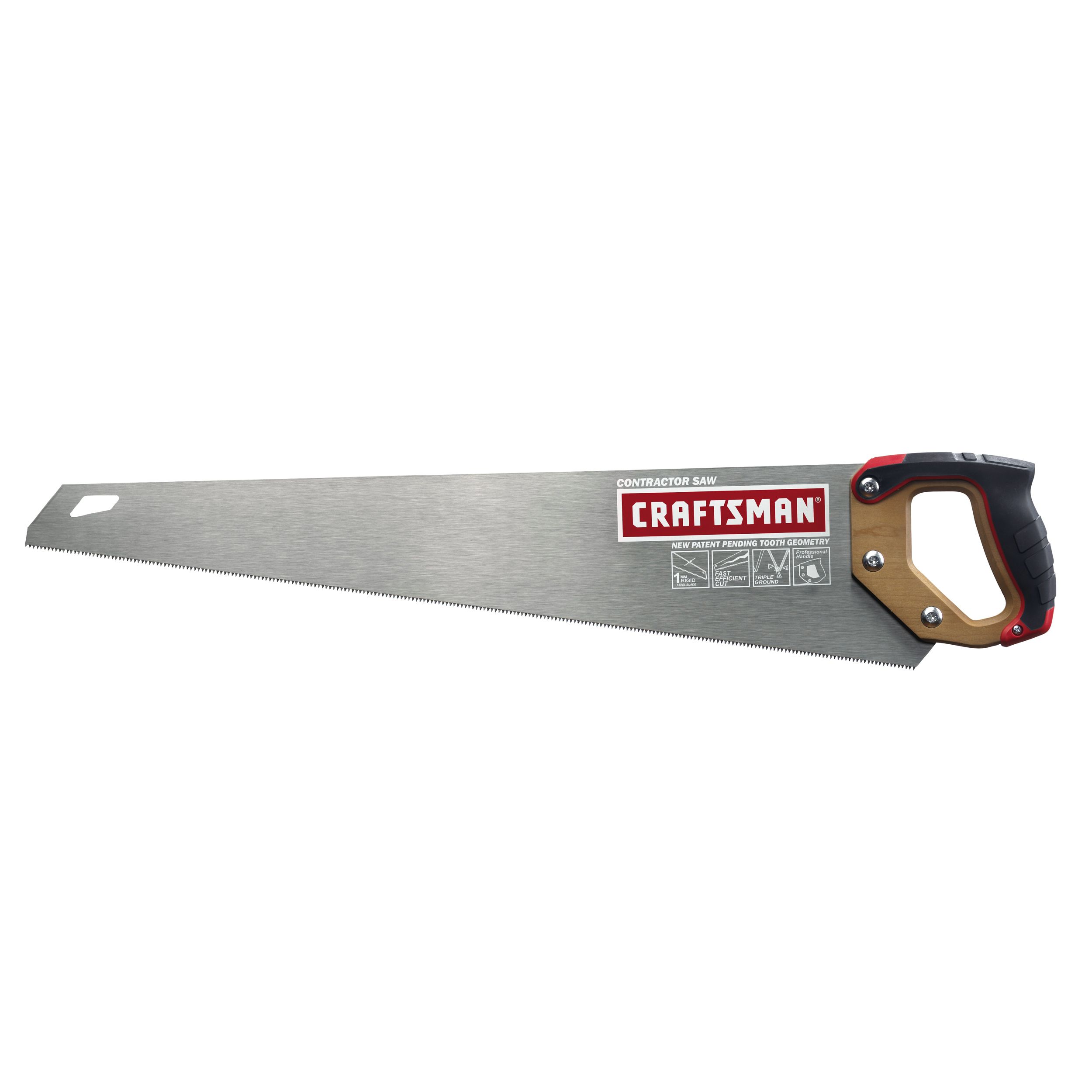 Craftsman 24 in. Fine 12 Pt. Carpenter Handsaw with Soft Grip Handle at Craftsman.com