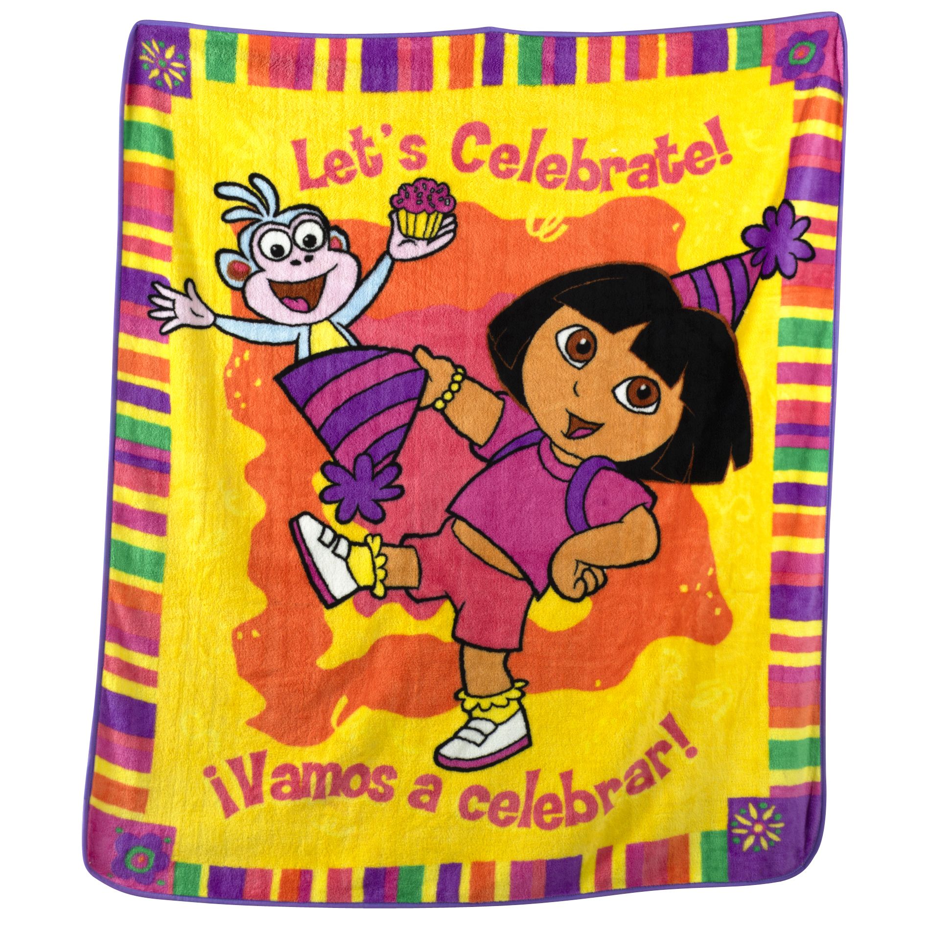 Dora Let&#39;s Celebrate Throw