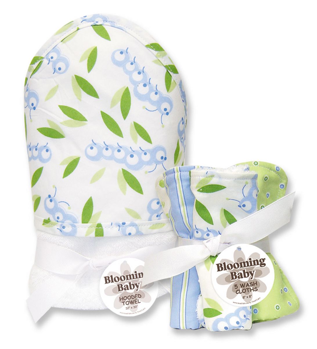 Trend-Lab Caterpillar Hooded Towel and Wash Cloth Set at Sears.com