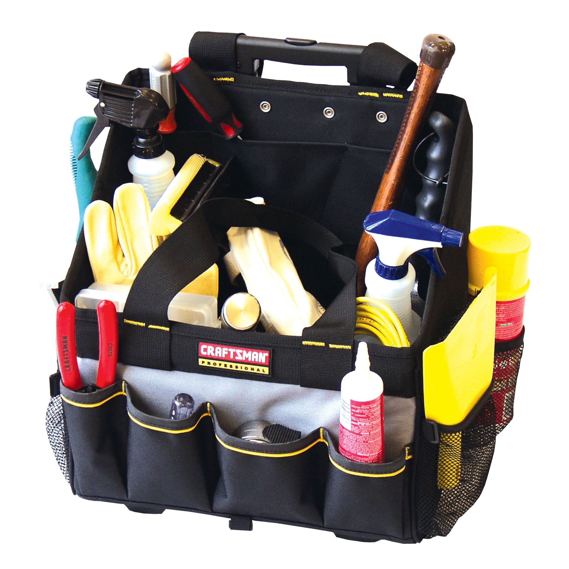 Craftsman Professional 7-Pocket 14 in. Collapsible Rolling Tool Bag