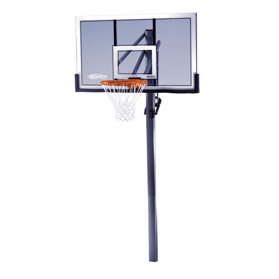 Spalding Nba 52 Hercules Red Acrylic Portable Basketball System
