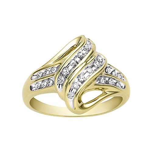 1/4 cttw Channel-Set Diamond Ring