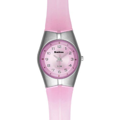 UPC 086702299584 product image for Womens Analog Watch with Pink Resin Strap | upcitemdb.com