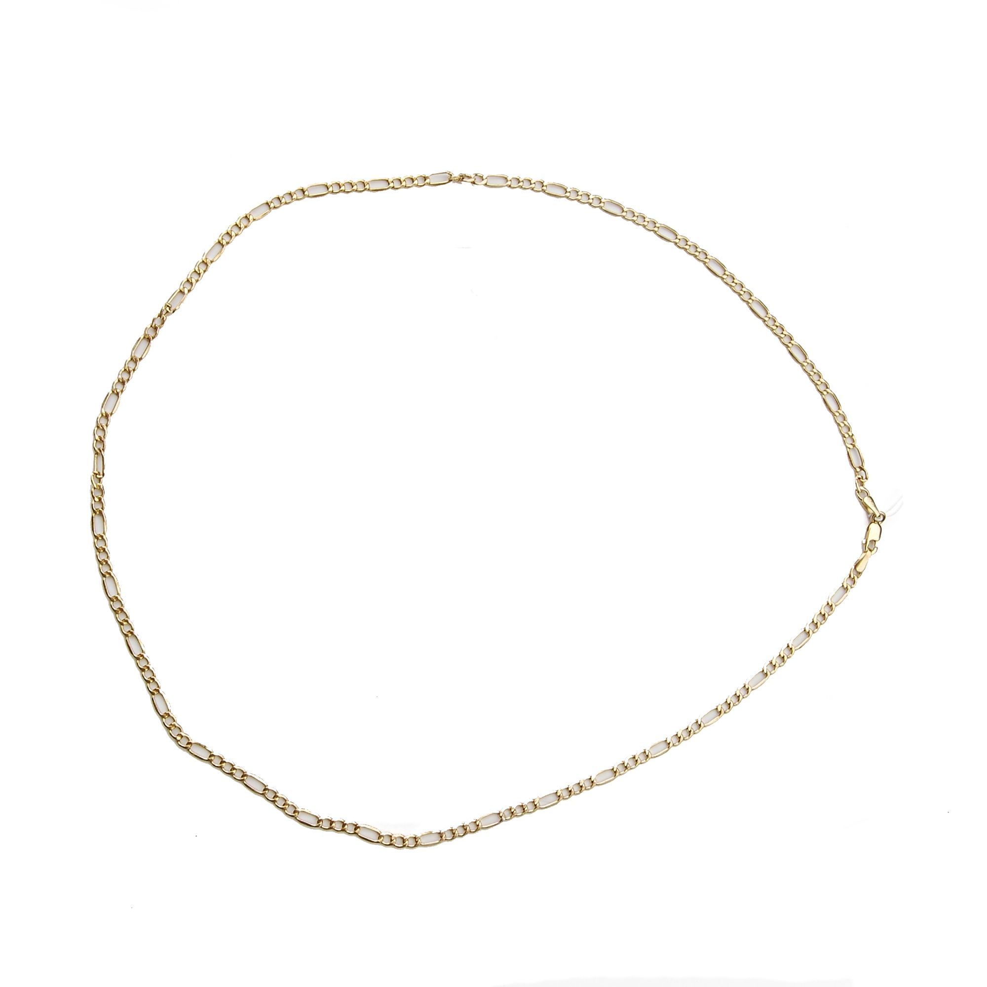 True Gold Yellow Gold Figaro Necklace 10kt 3.2mm at Kmart.com