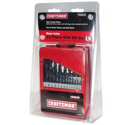Craftsman 21 pc. Drill Bit Set, Black Oxide at Kmart.com