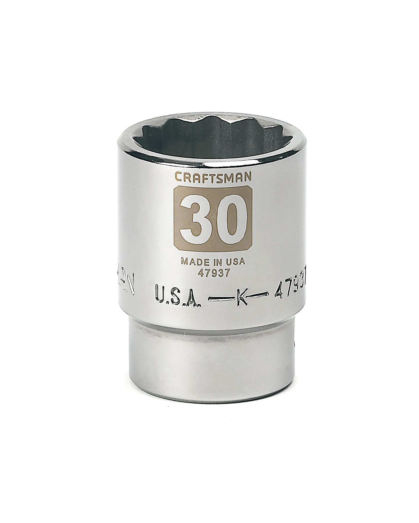 Craftsman 30 mm Easy-To-Read Socket, 12 pt. 3/4 in. Dr. at Craftsman.com